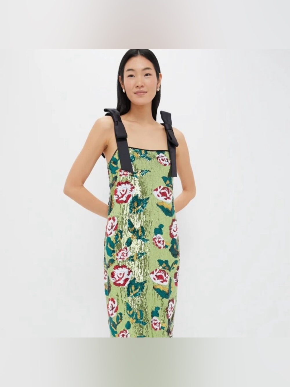Tuckernuck Wedding Guest Dress Radiant Floral Sequin Roxy NWT Size Large